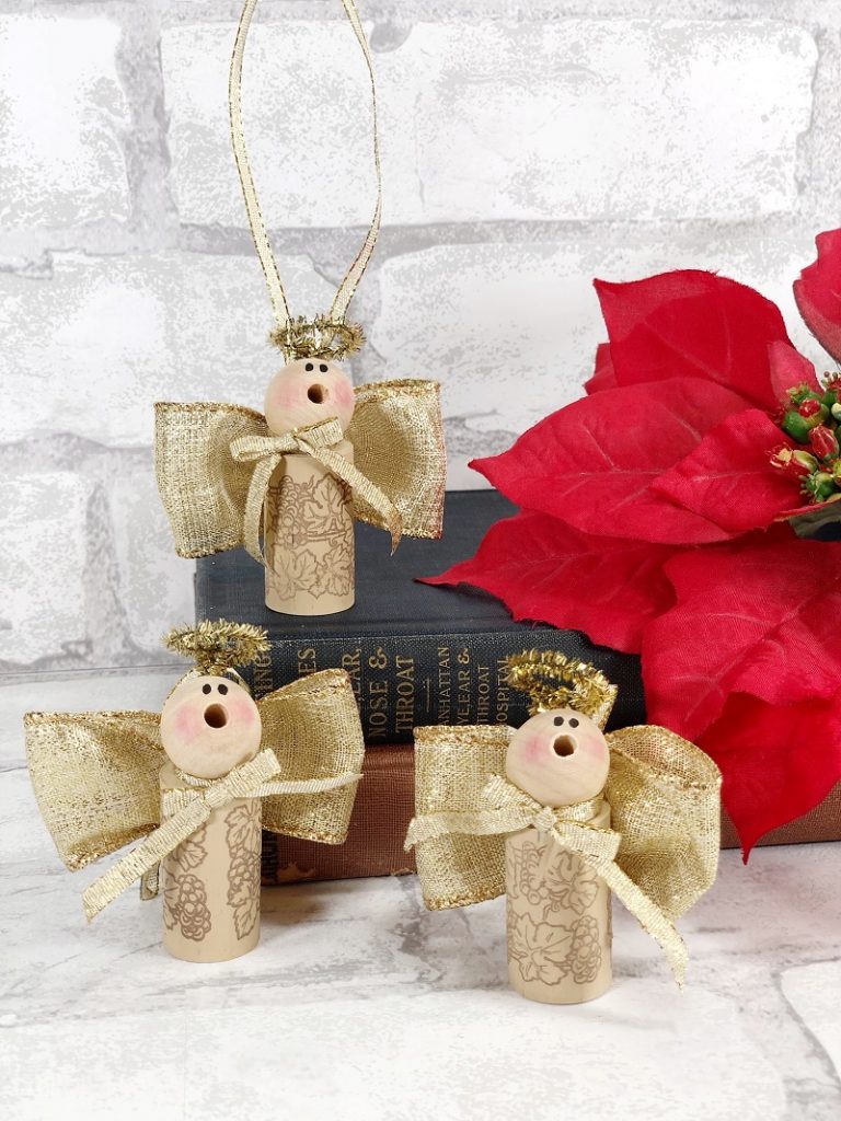 Chef Angel Ornament Recycle Wine Cork Or Bottle Necklace Christmas