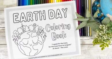 Printable Earth Day Coloring Book Creatively Beth #creativelybeth #earthday #coloring #book #kids #earth